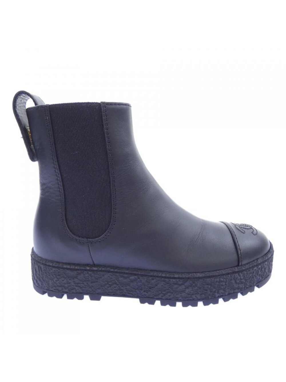 Chanel Ankle Boots Turnlock